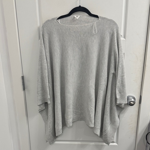 lululemon athletica Sweaters - Lululemon Divinity poncho in a light gray Medium